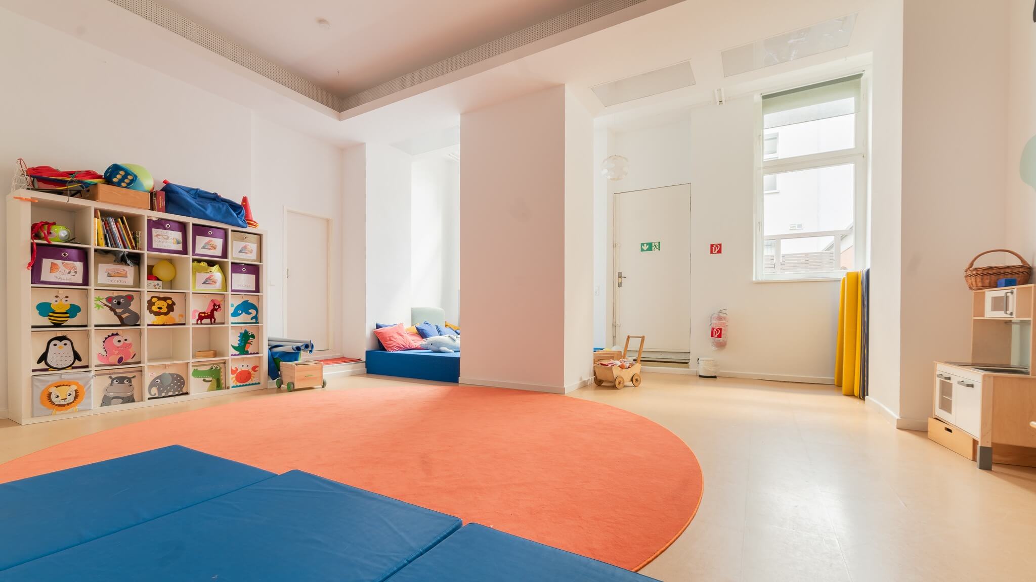 Blick in einen Gruppenraum der Kita